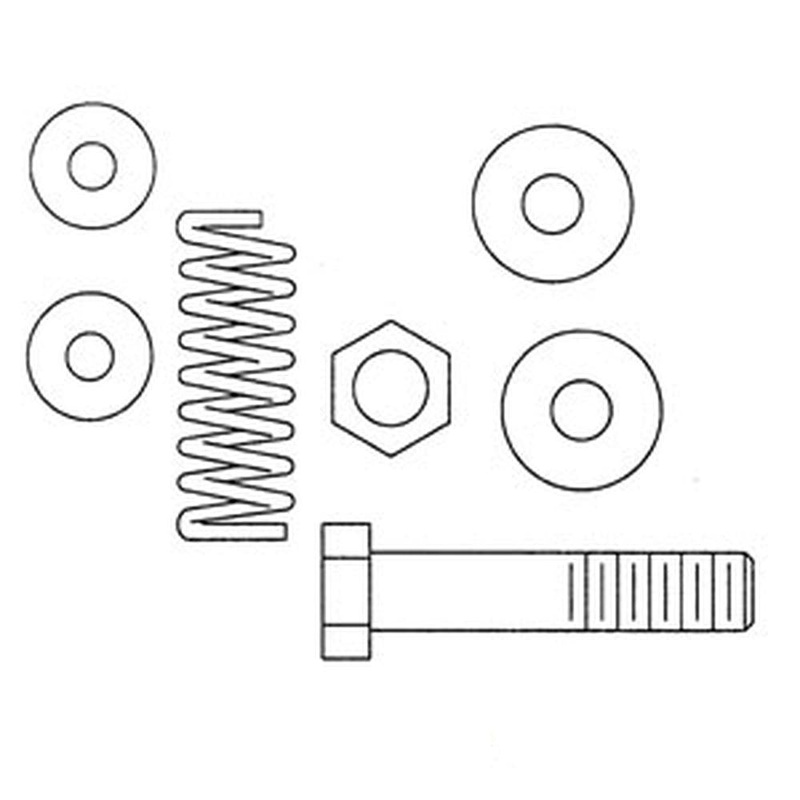 Hydraulic Lever Bolt and Nut Kit 181041M1 Fits Massey Ferguson 50E 543 699 85