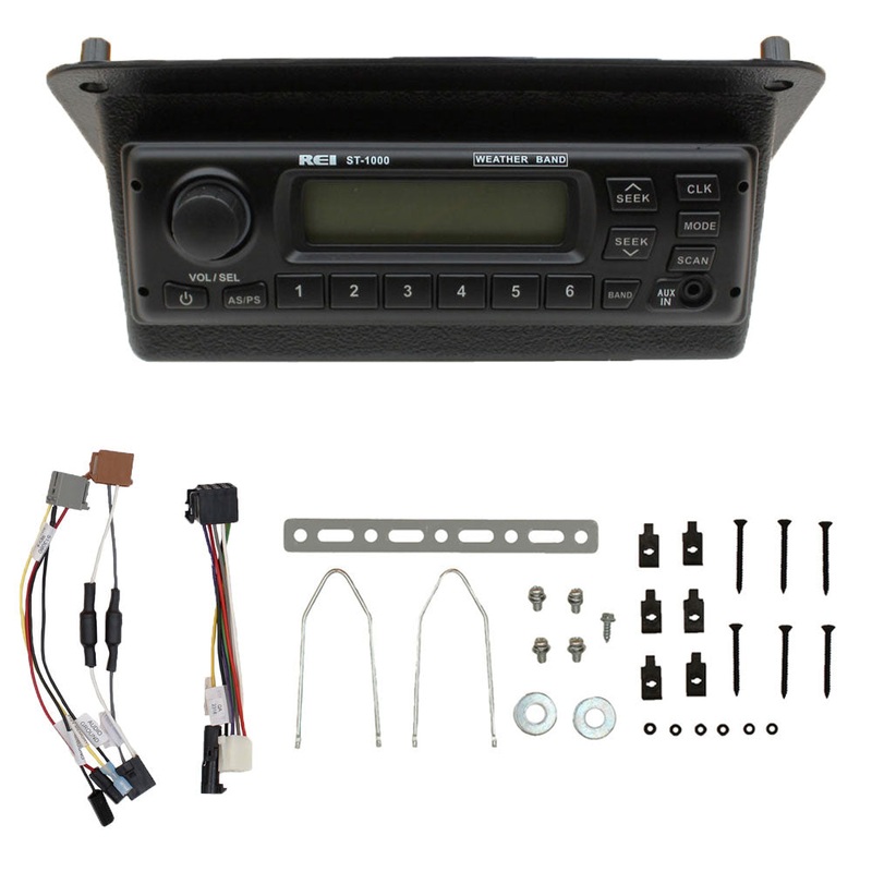 New AM/FM/WB Digital Radio Black Bezel Fits John Deere 30 & 40 Series 701190