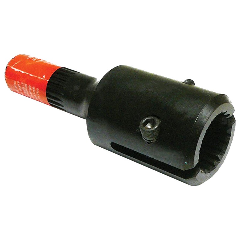 PTO Adapter Clamp Type 1-3/8" 21 Spline Female 1-3/4" 20 Spline Male 125 HP
