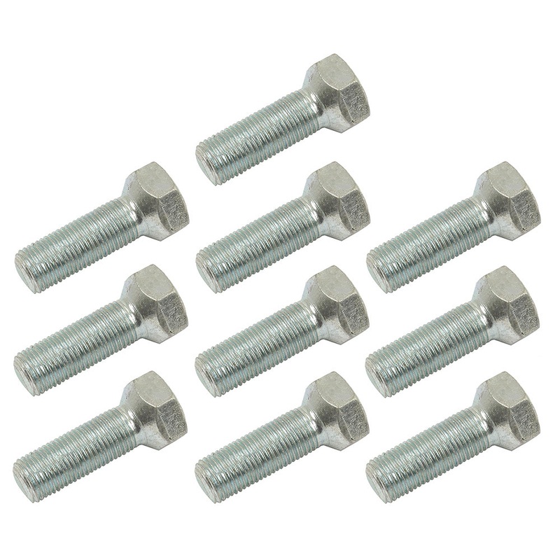 Set of 10 Fits JD16 9/16-18 x 1-1/8" Front Wheel Hub Lug Bolt Fits John Deere Tr