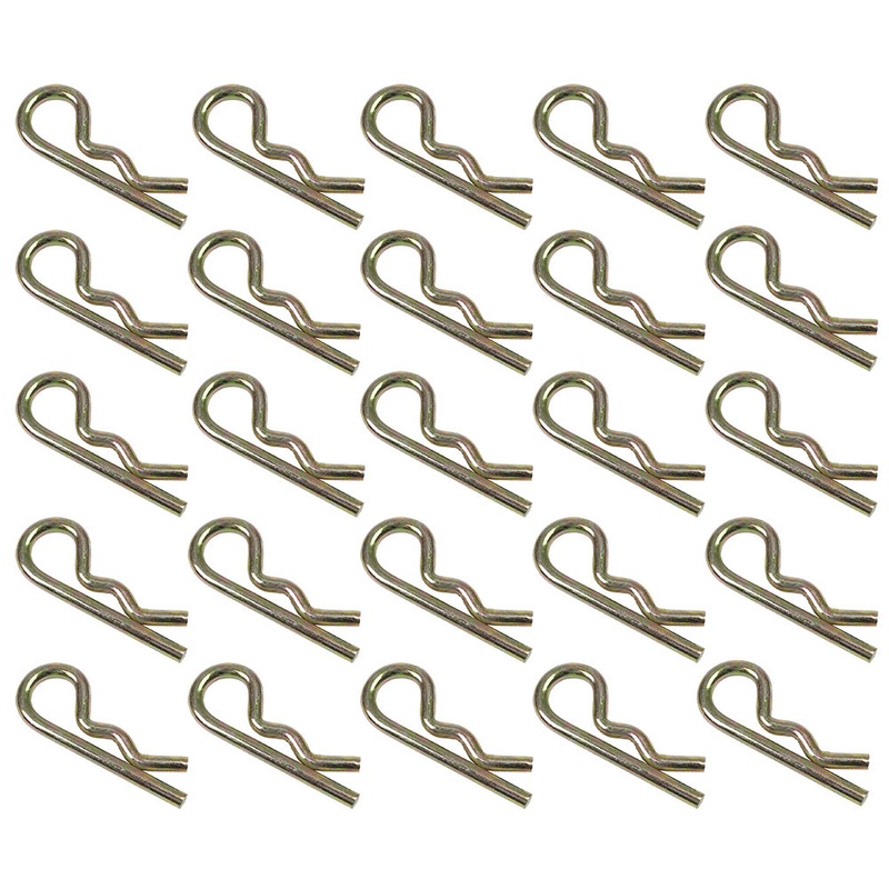 (25) HP2 Tractor Attachment Hair Pin Clip 1/4" X 4-3/8"