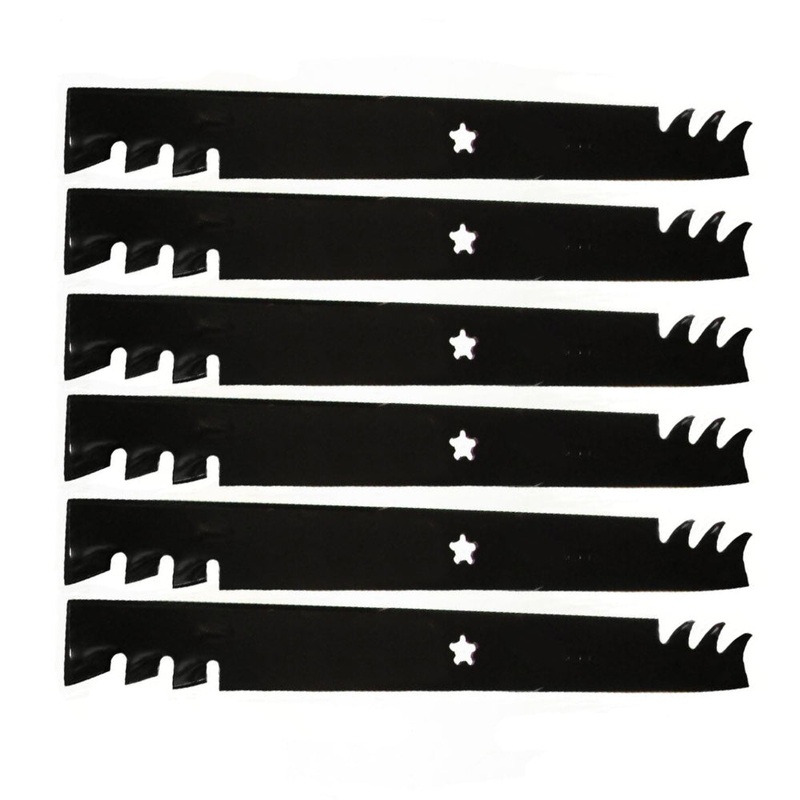(6) 405380 403107 Fits Gator Style Mulching Blades Fits Craftsman 46" Lawn Mower