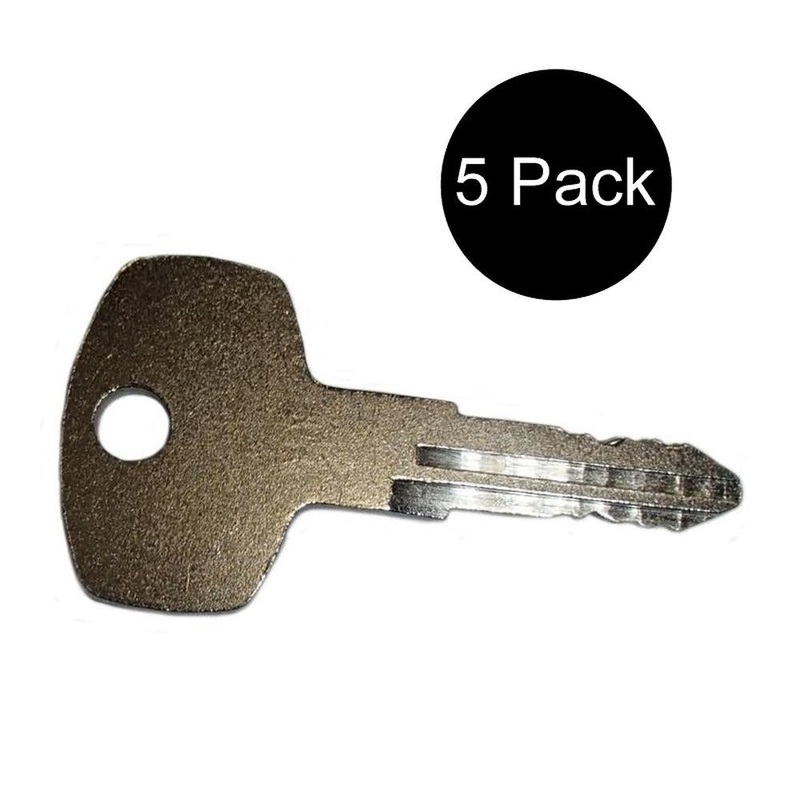 (5) Fork Lift Ignition Start Switch Keys X7 Fits Nissan Forklift Truck Equipment