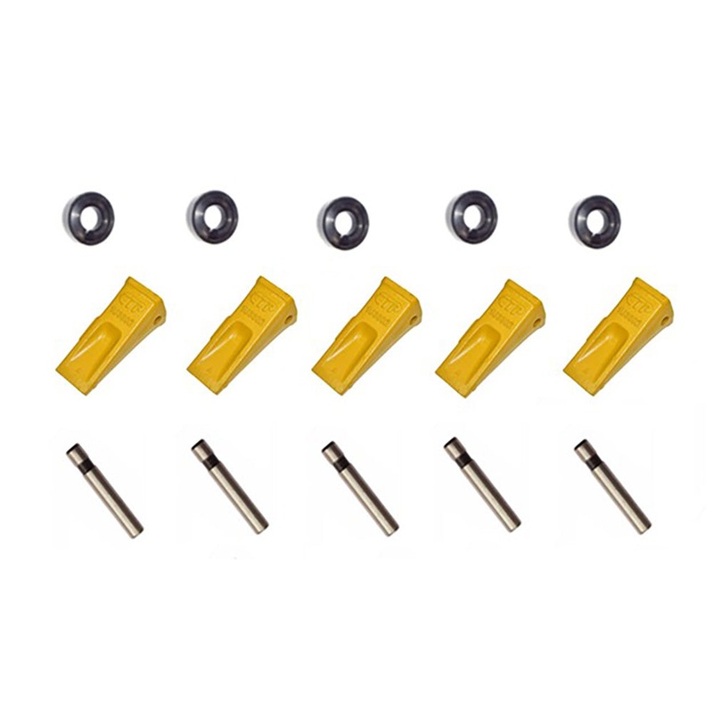 5 PK 1U3302 J300 Bucket Teeth 9J2308 Pins 8E6259 Retainers Fits CAT E180 E215