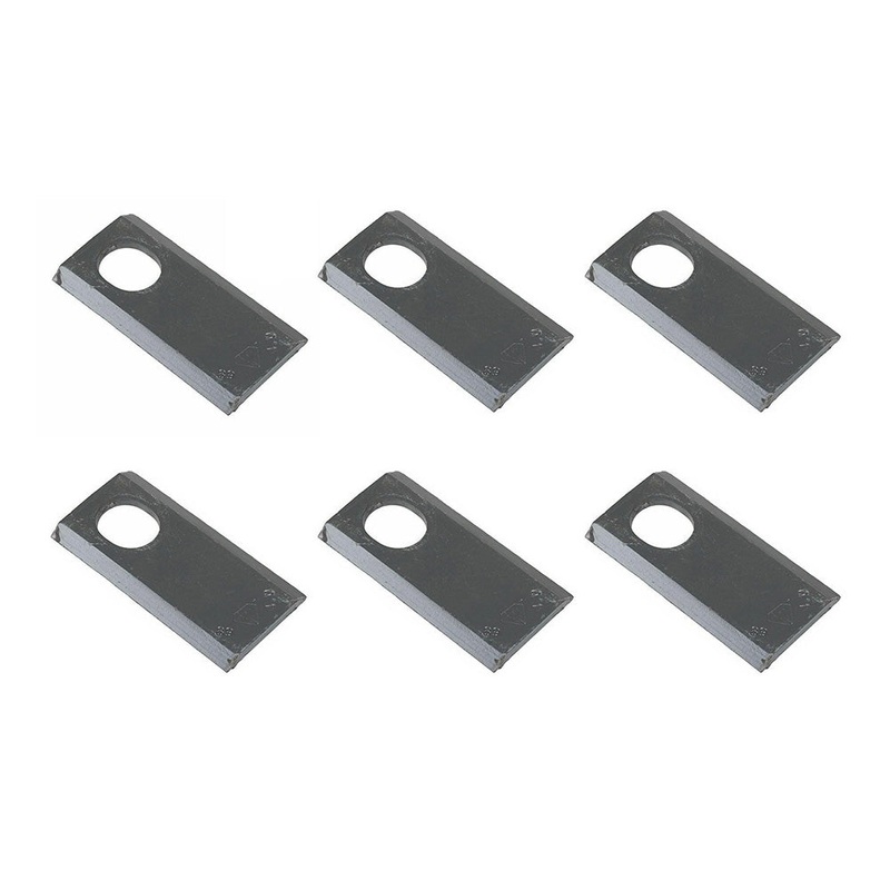 1474195 Set of Six 3.701" (94mm) LH Disc Mower Blades Fits Krone 240 241 281