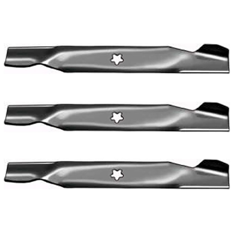 (3) Lawn Mower Blades For 50" Deck Fits AYP 137380 Fits Husqvarna Fits Poulan