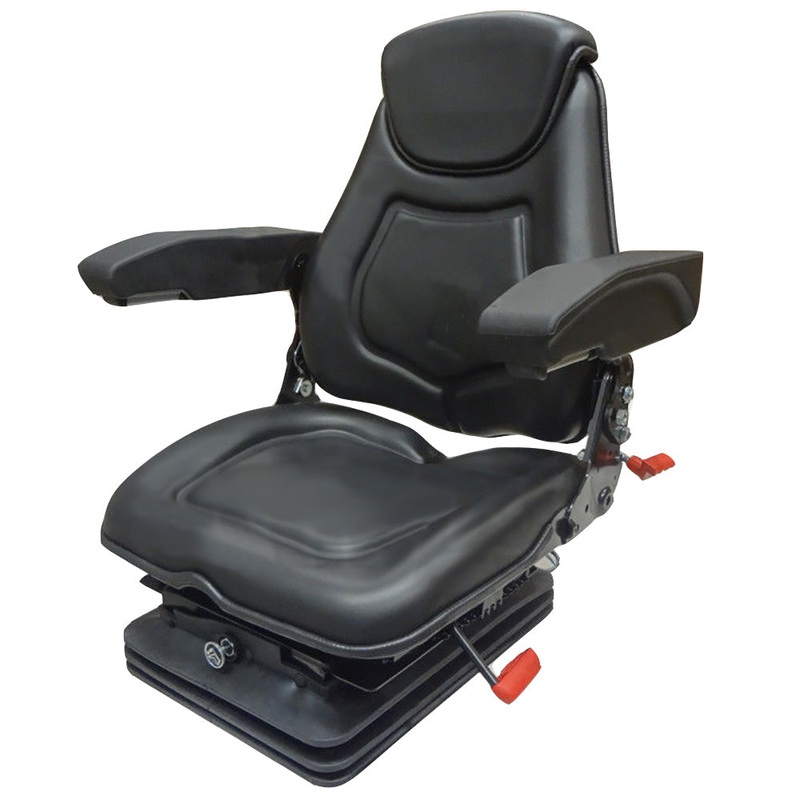 VAA1270 Black Air Ride Seat Assembly Kit Fits John Deere 6000 6010 6100 6110 620