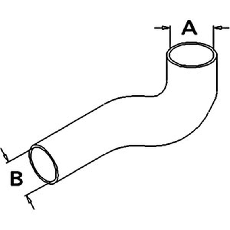 1206-0175 - Radiator hose Fits Massey Ferguson