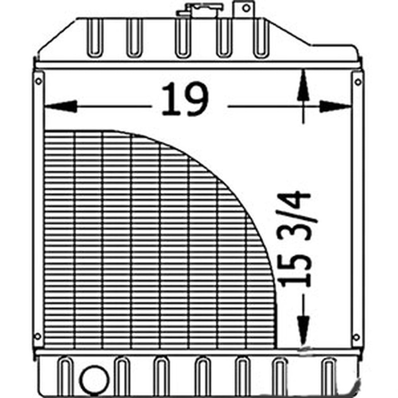 1406-6328 - Radiator Fits John Deere