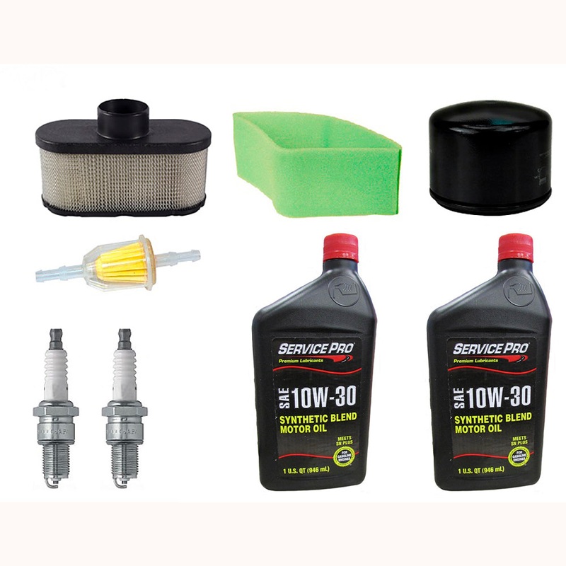 BPR4ES Filters Spark Plugs & Oil AM125424 AM116304 Fits John Deere X300 M805853