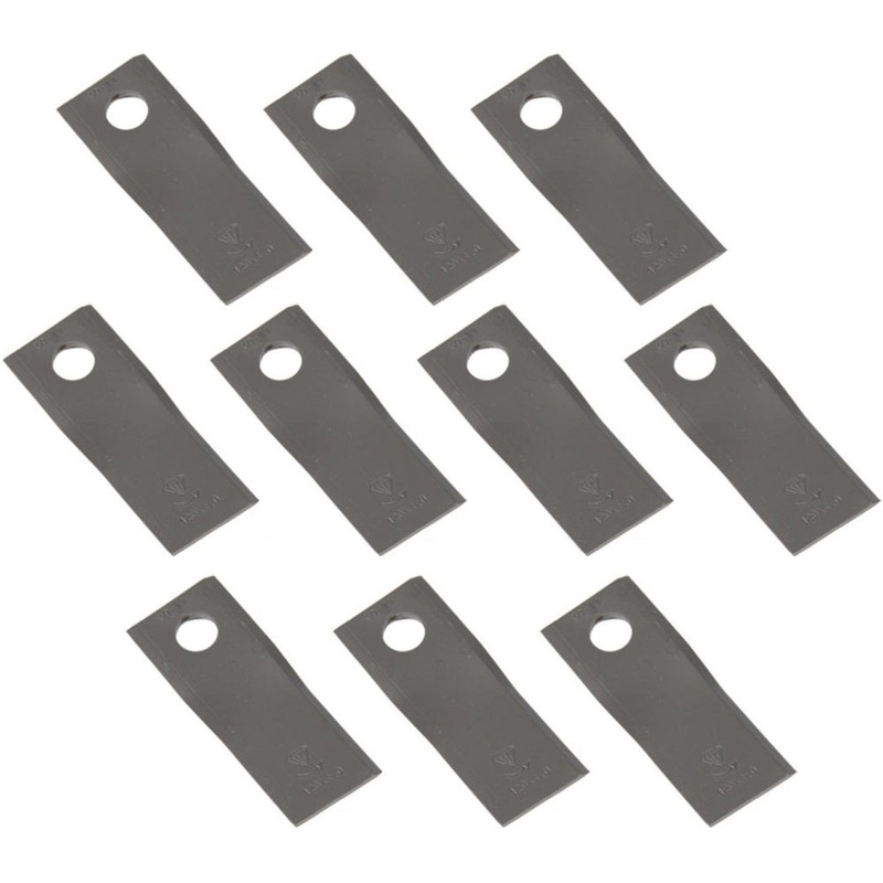 Set of (10) Left Hand Disc Mower Blades fits Various Makes & Models