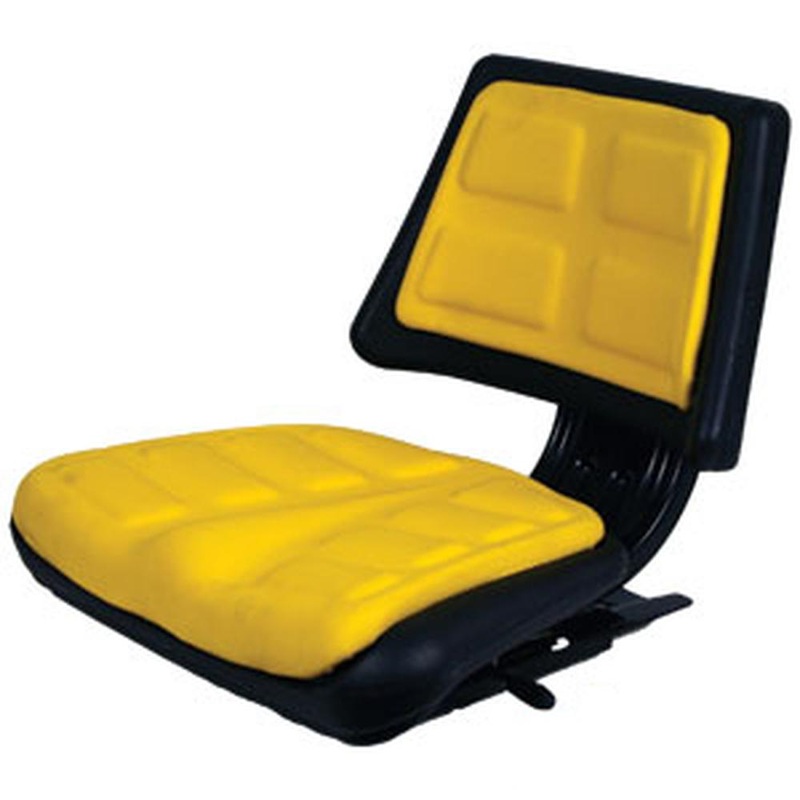 2702200 Universal Seat with Slide Tracks And Mounting Brackets Trapezoid Back