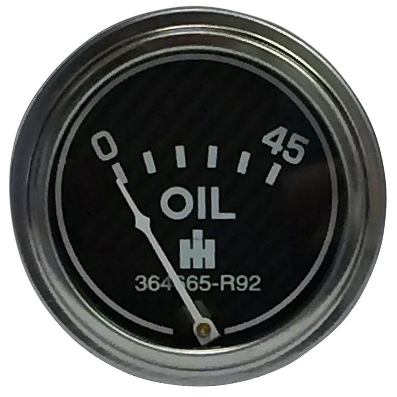IHS771 Oil Pressure Gauge (0-45 PSI) - Engine mounted Fits International