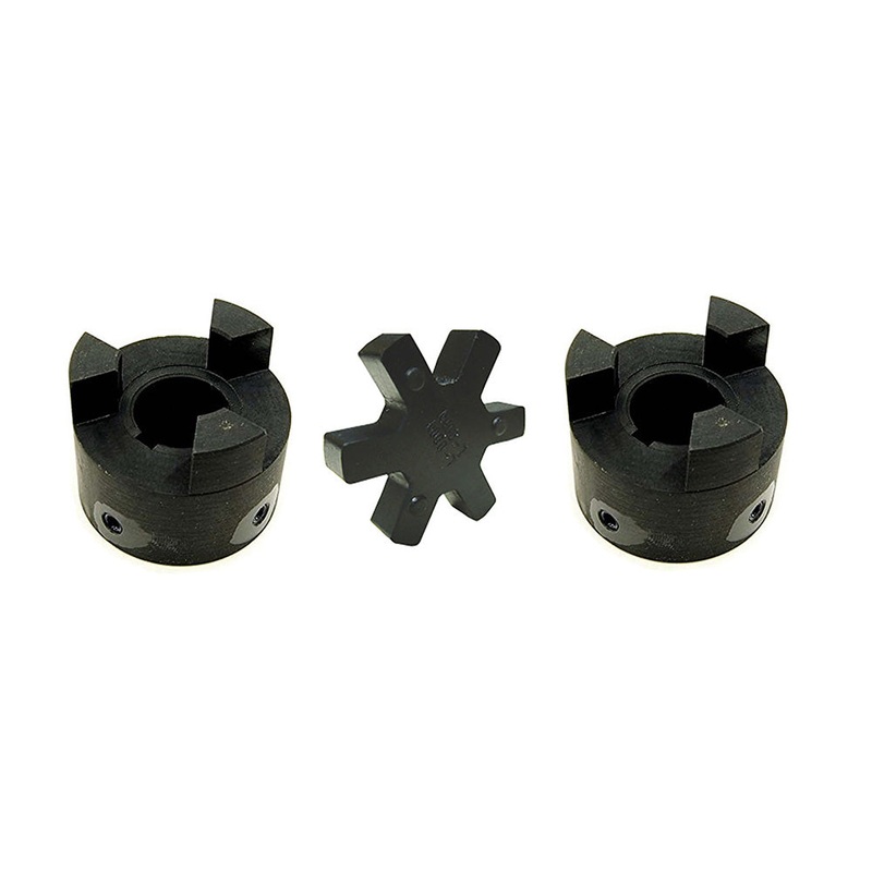 L095 ( 5/8" to 5/8" ) L-Jaw Coupling Set with Rubber Spider Coupler LO95
