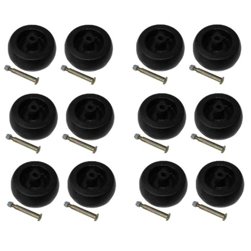 12 Heavy Duty Riding Lawn Mower Deck Wheel Bolt Nut Fits Craftsman 133957 193406