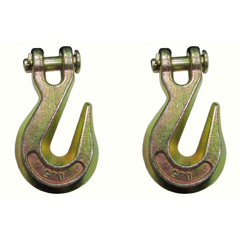 (2) 3/8" Grade 70 Clevis Grab Hooks
