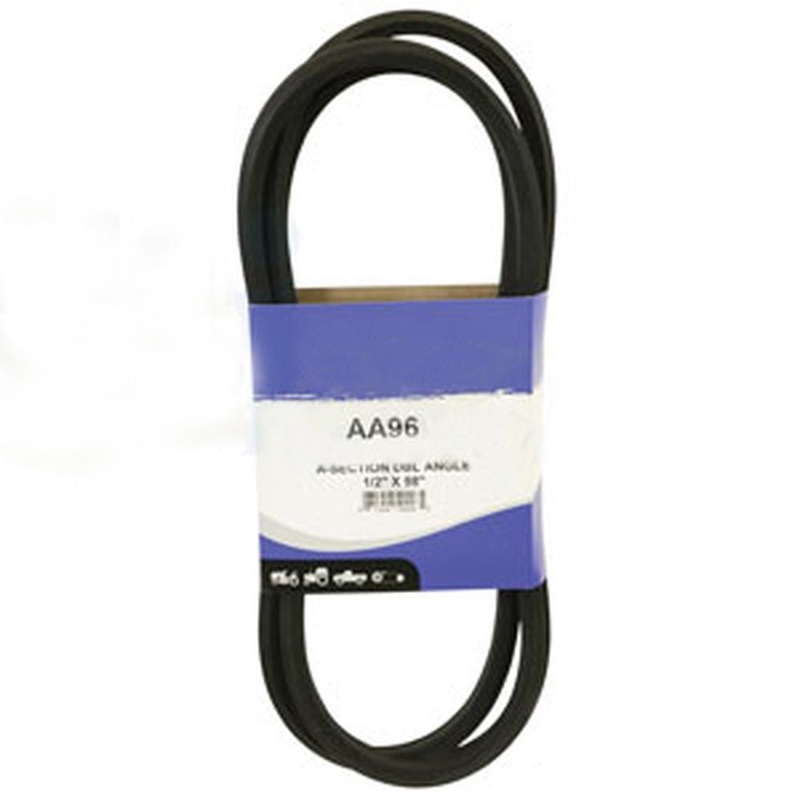 AA96 Double V-Belt Fits Hustler Mower Deck Wing Decks - 1/2" x 98" 0.381 Thick