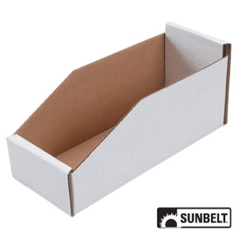 B1AC107 Cardboard Parts Box, 4" x 12