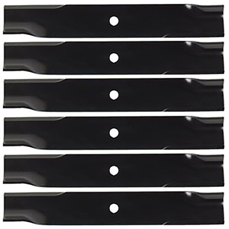 Six (6) 16-1/2" Medium Lift Mower Blades Fits Scag 32" 48" Decks