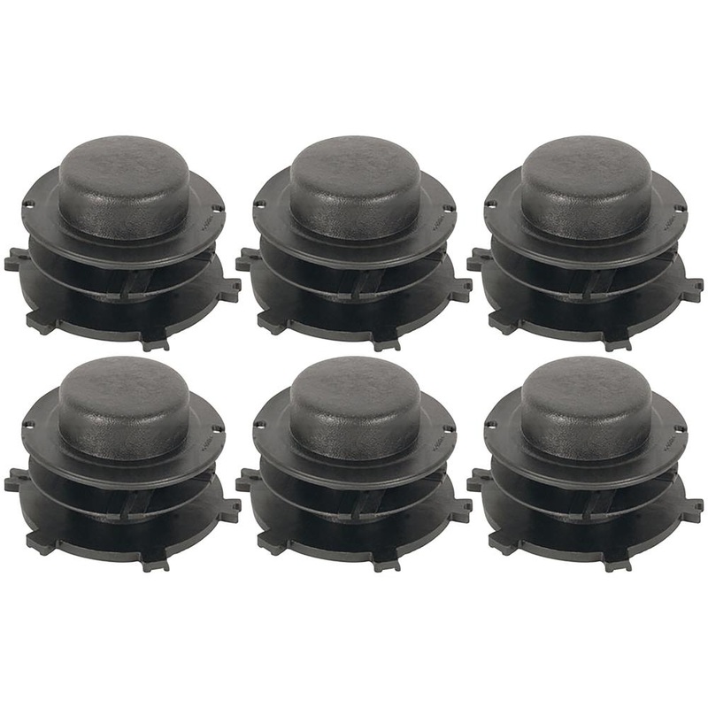 6 Pack String Trimmer Head Spool Cap Cover Fits Stihl Weed Wacker Autocut 25-2