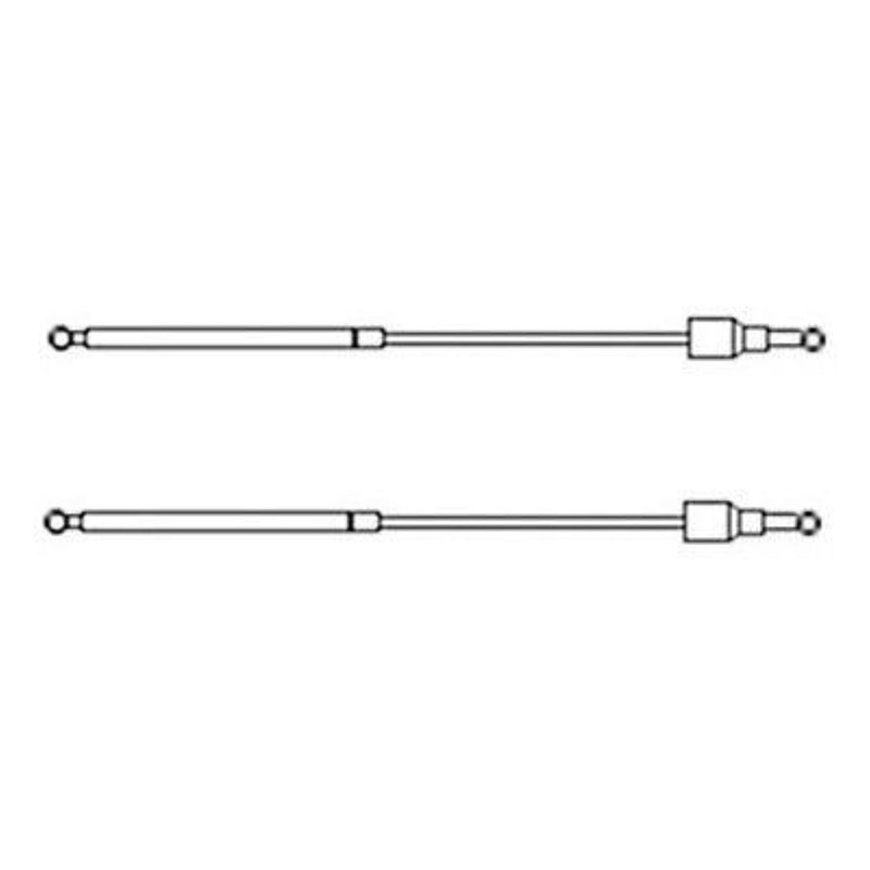 1968168C3 Two (2) Hood Lift Cylinder Shocks Fits Case IH Magnum 7110 7120 7130