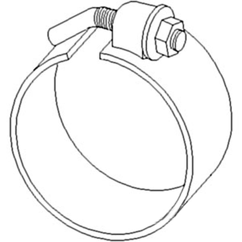 Muffler Clamp Fits 4050 4240 DR300A RE20221