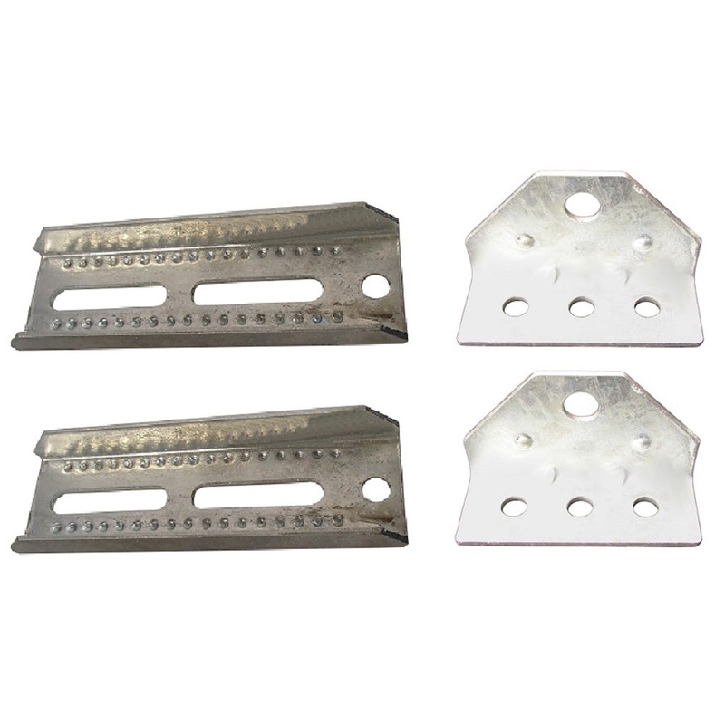 (2) 8" Boat Trailer Swivel Top Bunk Board Brackets Bolster
