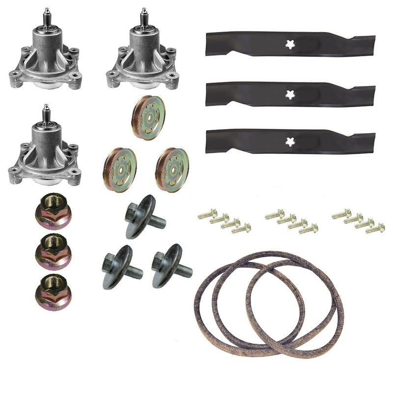 532180054 Deck Rebuild Kit w/ Hardware Fits Husqvarna Models YTH2148, YTH2448