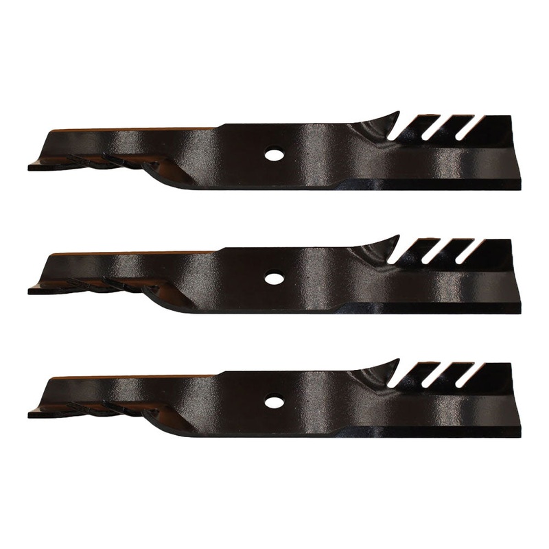 3PK Mulching Blades Fits John Deere AM39966 M86209 318 322 332 420 430