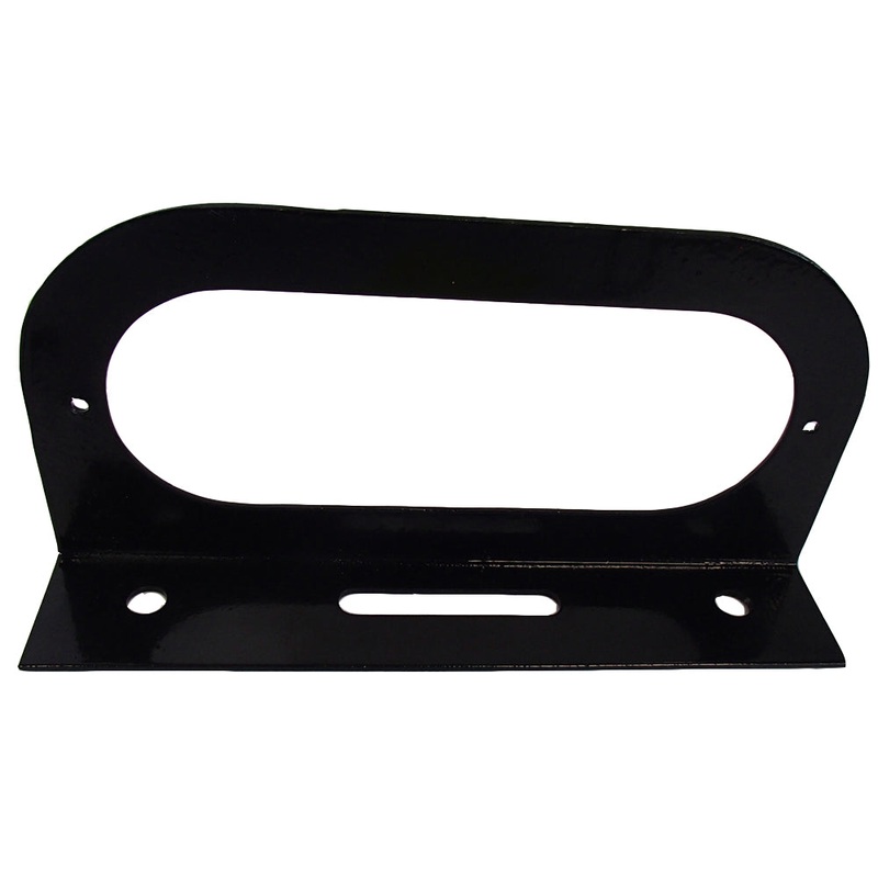 Metal Black Light Mounting Bracket fits 6" Oval LED Brake Stop Turn Tail Light