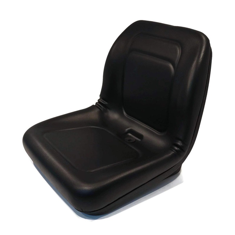 (1) Black HIGH BACK SEAT Fits John Deere Skid Steer Loader 70 125 240 7775 8875