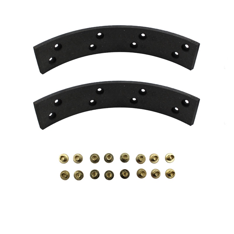 ABC164 Brake Shoe Lining Set Fits Case