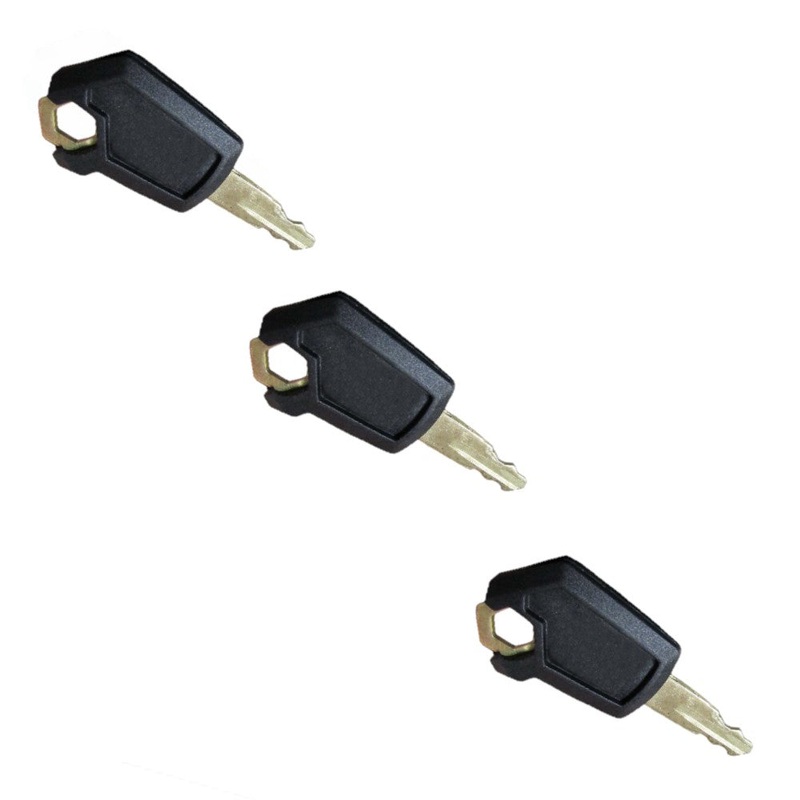 Set of (3) Heavy Equipment Ignition Key Fits CAT Models (Most) ASV And More