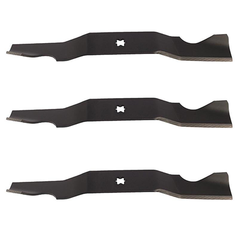 (3) Heavy-Duty Blades Fits Cub Cadet/MTD/Fits Toro 50" Mowers 742-04053 942-0405