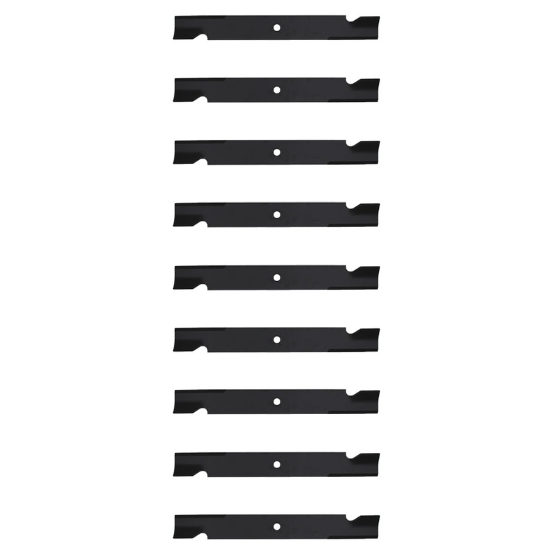 (9) Fits Exmark Zero Turn Mower Lazer Z - 60'' Deck Blades w/ 5/8 bolt hole