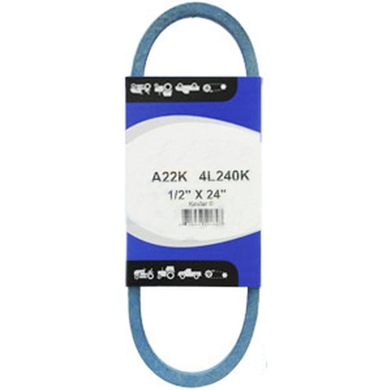 A-A22K Made With Aramid Blue V-Belt (1/2" x 24") Fits Agco
