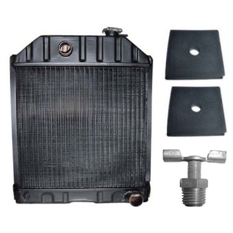 C7NN8005H Radiator w/ Drain Tap & 2 Mounting Pads Fits Ford/New Holland Tractor