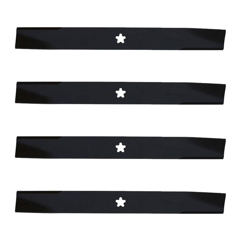 4 Pack 21 Length Mulching Blade Fits Craftsman 134149 Riding Lawn Tractor Mower"
