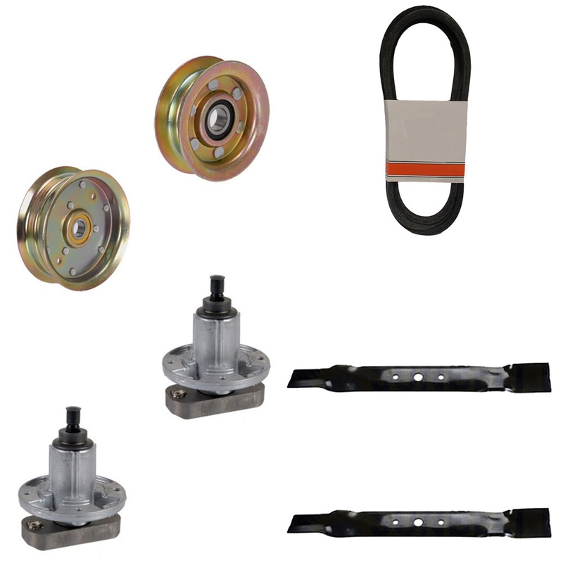 42" Deck Kit Fits John Deere Belt Blades Spindles L100 L108 L110 L111 L118 L106