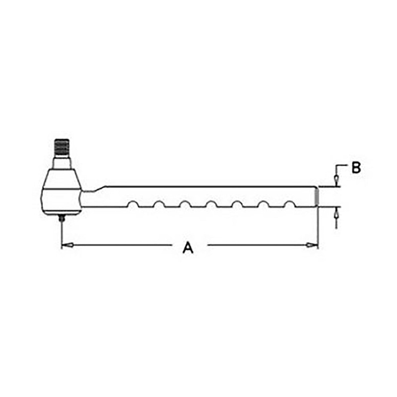 1026382M91 Tie Rod Fits Massey Ferguson 1100 1105 1130 1135 1150 1150 Tractor