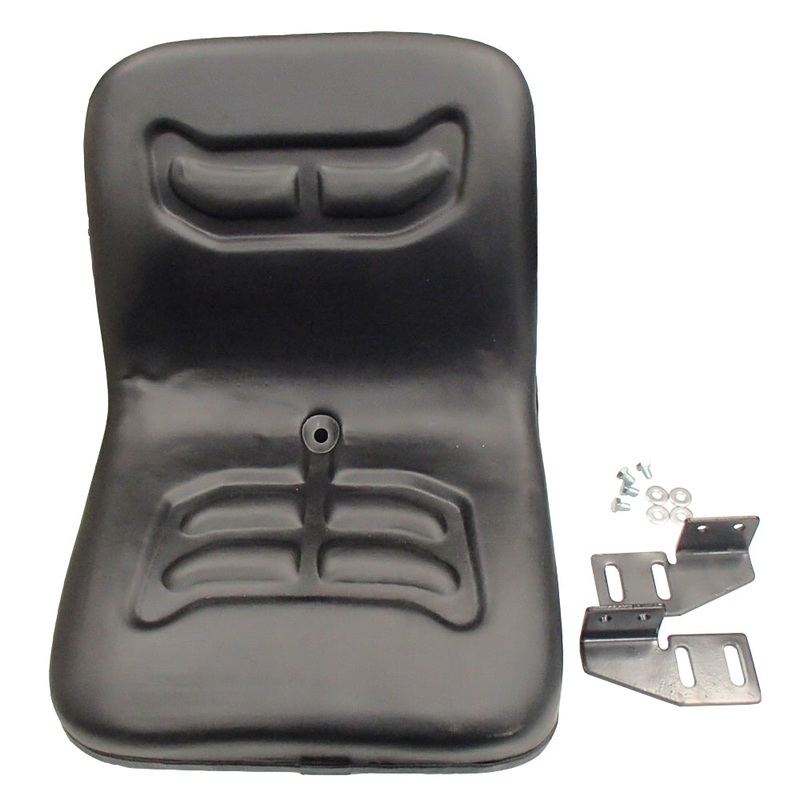 16" Flip Seat~ Brackets VLD1590 for Compact Tractor Fits John Deere Yanmar Olive