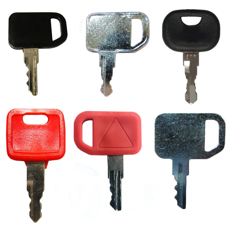 New Replacement Heavy Equipment Key Set (6) Fits John Deere Equipment