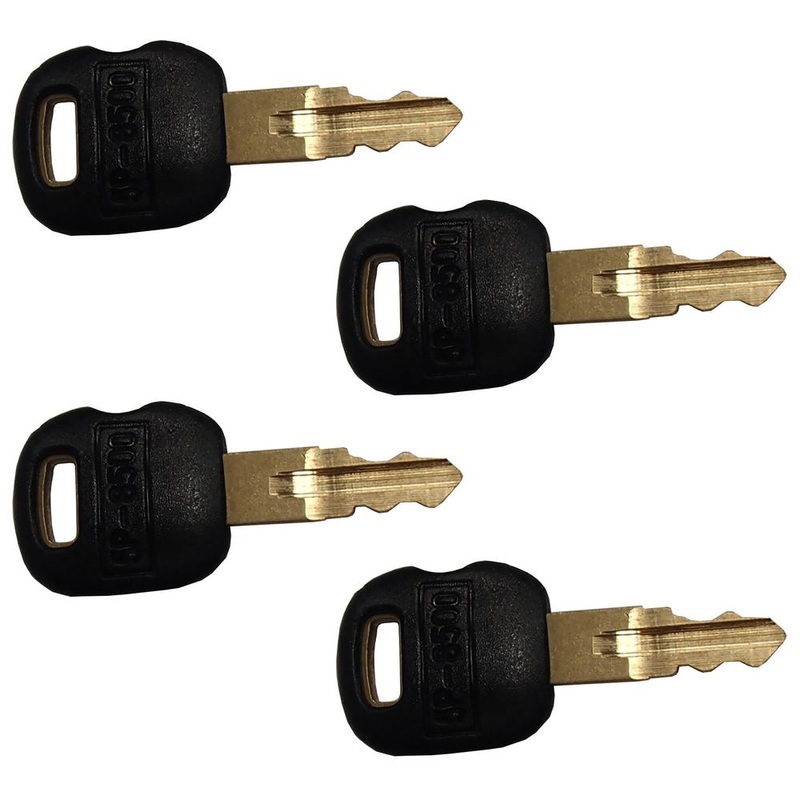 (4) Heavy Equipment Ignition Keys Fits CAT Fits Caterpillar 5P-8500 Old Style 5P