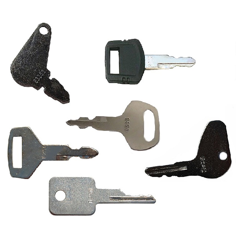 Ignition Key Set (6 Keys) Fits Case Heavy Equipment / Construction