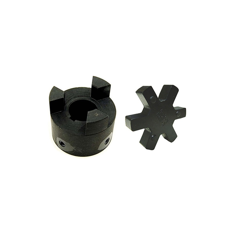 L095 ( 1/2" to 1/2" ) L-Jaw Coupling Set & Rubber Spider Coupler LO95