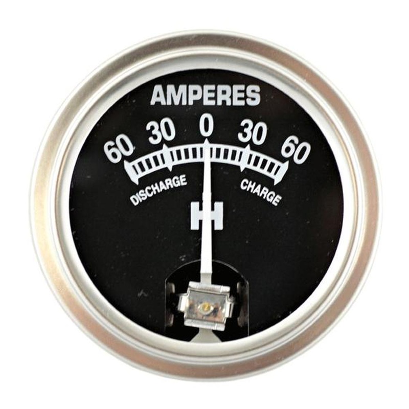 R7779 Amp Gauge 60-60 w/ Logo Fits IH / Fits FARMALL