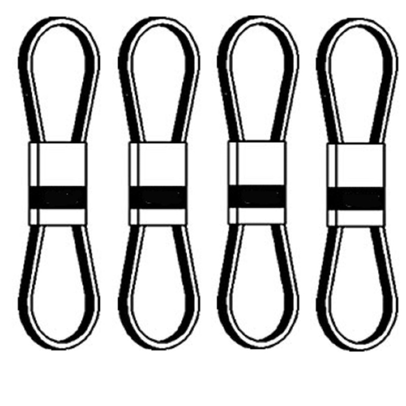 Belt - Drive Set of 4 Fits John Deere 260 270 240 ES10774