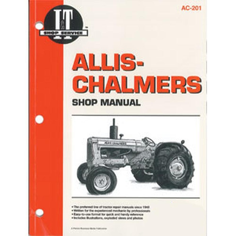 I&T Shop Manual Fits Allis Chalmers D10 D12 D14 D15 D17 160 170 175 Tractors