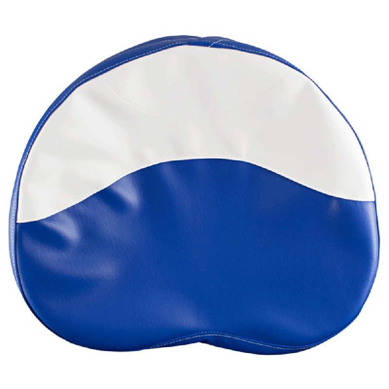 R1013 Blue & White Seat Cover - 19" Fits IH / Fits FARMALL