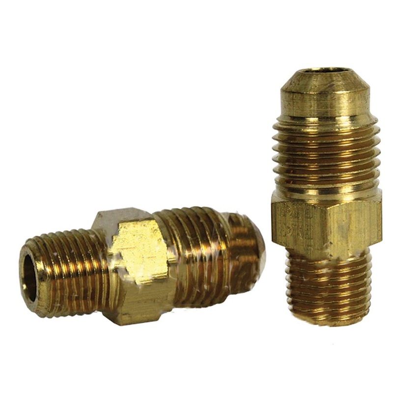 Z80005 TOC Adapter 1/8 -27 Npt x 5/16 Sae Flare Fits Ford